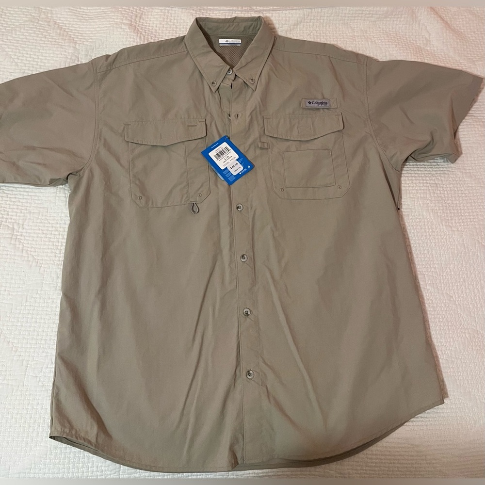 Khaki button up